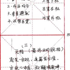 歐體楷書字帖 初學者入門 技法技巧 臨摹字帖, 51個視頻 楷書技巧手稿