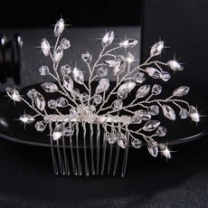 웨딩화관 셀프웨딩 화관 꽃 헤어장식 스몰웨딩 클립 수제 헤드 장식품, hs-j4481-s