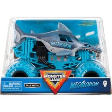 몬스터 잼 공식 메갈로돈 트럭 다이캐스트 차량 1:24 스케일, 다채로운