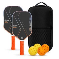 HELISPORTS T700 碳纖維 匹克球拍, T700漸變橙色, 1套