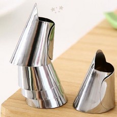 주방 조리 손가락 보호 스테인리스 골무형 칼 안전 가드 야채 과일 손질 베임, 1개, 상세페이지 참조