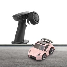 FPV RC카 드론 카메라 RC SNT 1100 Q25-370Z 자동차 마이크로 데스크 레이스 테이블 리모컨 마그네틱 어트랙션 FPVBOX 25mW, 1개, RTR Pink Car TX