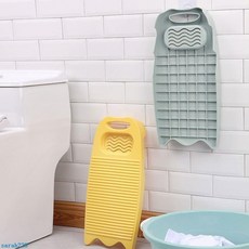 台灣 防滑搓衣板 洗衣板 學生宿舍防滑洗衣板帶皂盒槽家用洗衣盆塑料洗, 1個, 加厚款：粉色1個裝,一體成型丨耐用十年