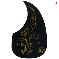 전문 포크 어쿠스틱 기타 픽가드 품질의 자체 접착 스티커 1 PC, 02 4