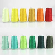 JSTrading 유니크 프리미엄 OWL 코아사 2300m 무형광 45수2합 미싱실 재봉실 1p, 13 오렌지, 1개