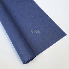 덕인 색 운용한지 Y 64x94cm 닥70% 고급형 포장 공예, 10개, 16 감청색