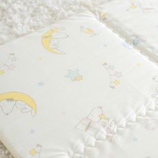 100% 46435 니시카와 낮잠 깔개 이불 낮잠 매트 고면 70×120 스누피 측 천 면