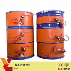 드럼통 히터 가열기 열선 온열기 자켓 난방 온열, 30L 250x900 1200W 디지털, 기본 색상