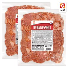 [사조오양] 부대찌개햄 모듬햄 1kg x 2개, 2kg, 1개