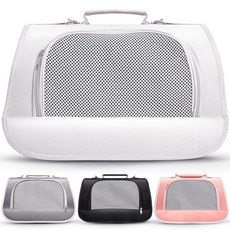 [ 1233790 ] 고양이 토끼 기니피그용 소형 반려동물 캐리어 - 항공사 승인 소프트 사이드 여행 가방 경량 개 캐리어 통기성 및 접이식 (최대 4.5kg(10파운드, [ 1233790 ] 고양이, 토끼, 기니피그용 소형