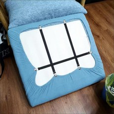 床單沙髮墊固定神器無痕防移動地麵夾子防滑底部家用被單床笠罩扣, 二邊短款黑色1件【拉伸80厘米】