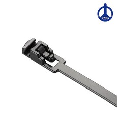 KSS凱士士 LHV-200BK 連接型 可重複使用 紮線帶 整線帶, Black, 1個