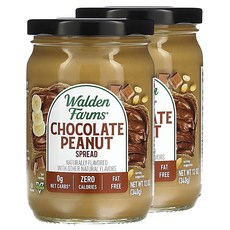 월든팜스 초콜릿 피넛 땅콩 버터 스프레드 잼 340g 2개