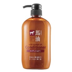 日本原裝 馬油 with tsubaki oil 潤髮乳 600ml, 1個