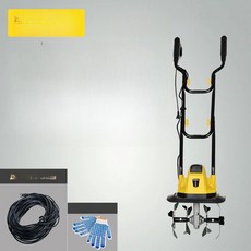 소형 전동 미니 경운기 토양 정리기 가정용 농업용 제초기, 1500W 전기 경운기 50m 코드, 기본 모델명/품번