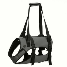 寵物輔具狗狗輔助帶老年犬輔助帶受傷残疾犬輔助带寵物狗狗出行輔具腿無力輔助帶老年犬癱瘓行走訓練上下樓梯大型犬中小型犬通用, S, 石墨色