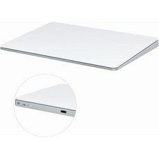 제스빕 블루투스 터치패드 다기능 제스처 무선 트랙패드 충전식 윈도우즈 OSX노트북PCMAC 검은색, 은색