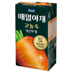 매일유업 당근의 힘 125ML x 24개 의힘 매일 당근 주스 dew+46287pB