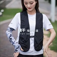 【台出】男口袋工裝馬甲 馬甲新款夏季男女同款口袋薄款潮牌戶外休閑機能坎肩工裝背心外套