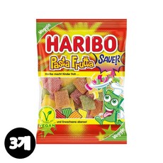 하리보젤리 사우어 파스타 프루타 코하쿠토 얼먹젤리, 3개, 160g