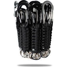 REHTAEL 남성/여성용 카라비너 키 체인 밀리터리 브레이드 파라코드 키체인 후크 클립 D 링 열쇠/배낭 캠핑/하이킹용 튼튼한 낙하산 키 랜야드 20개 (20 X 블, REHTAEL 남성/여성용 카라비너 키 체인, 밀리터리