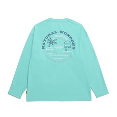 (국내매장정품) NATIONALGEOGRAPHIC N242URG640 시즌 그래픽 래쉬가드 TOPAZ GREEN N242URG440417 285347