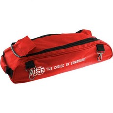 Vise Bowling Grips 볼링롤러백 캐리어 볼링가방 볼링백 바이스 슈백 3볼 롤러 추가 - 빨간색, Vise Bowling Grips 볼링롤러백 캐리어 볼
