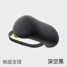 汽車頭枕 無感支撐 記憶棉芯, 缝隙款-深空黑头枕一个 縫隙款 - 深空黑頭枕一個, 1個