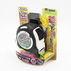KDS GGR系列 捲尺 厚爪 雙面尼龍塗層 附磁 附捲尺扣, 1個, 5.5米 雙面台尺