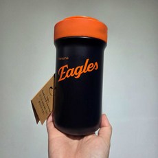 스타벅스 캔쿨러 텀블러 473ml KBO콜라보 + 쇼핑백 세트, 1개, 한화이글스