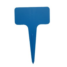 加厚園藝標籤 植物花卉標示牌 防水不退色 插地好用 辨識管理方便, 藍色