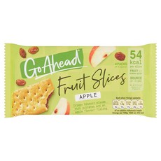 고어헤드 사과 크리스피 프루트 슬라이스 스낵 바 Go Ahead Apple Crispy Fruit Slices Snack Bars 43.6g, 1개