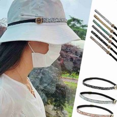 머리띠 헤드밴드 큐빅 밴드 2개세트 모자날림방지 패션 스포츠헤어밴드 보석머리띠 골프헤어밴드, 색상랜덤 1+1, 색상랜덤 1+1