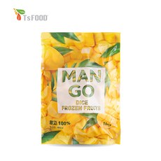 TS Food 냉동 망고 다이스 1kg X 1개