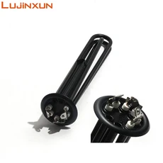 LUJINXUN 380V 끓는 물 히터 방수 스케일 가열 튜브 플랜지/디스크 63mm 3KW/6KW/9KW/12KW, 03 6kw, 01 380V, 02 실버