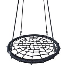 원형 스윙 그네 야외 야광 100cm 60cm 흔들그네 인테리어 사진참조, 8 80cm블랙 끈 트리본 버클, 1개