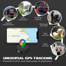 자동차 차량 추적 분실 방지 로케이터 차량용 미니 GPS 트래커 시스템 블루투스 용 추적기, 01 Black, 1개