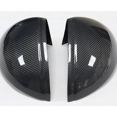 碳纖維 後視鏡蓋 車殼 倒車鏡罩 適用保時捷 卡宴 Cayenne 958 Macan 黏貼型, 1個, Macan 11-on