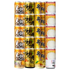 일화 미니 음료수 꿀물 식혜 혼합 4종 5개씩(배도라지 헛개꿀물 유자꿀물 민속식혜), 20개, 175ml
