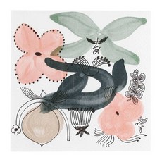 정규 수입품 아라비아 쿠커머 종이 냅킨 그린 33cm 20장들이 1075675