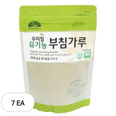 OrganicStory 유기농 부침가루, 250g, 7개