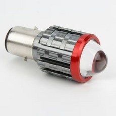 오토바이 1 하이 스쿠터 개 H4 빔 H6 헤드 LED HS1 옐로우 BA20D 라이트 화이트 램프 3570 안개등 칩 로우, 01 yellow white BA20D, 1개