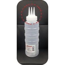 음식점 식당 소스 보관 3구 반투명 용기 300ml 소형