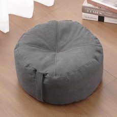 높은방석 두툼한 사무실 50x50x15cm 인테리어 두꺼운 기술직물-귀비오렌지, U01KTH4694G6X0YD16ZZVRCDPW-020, 1개, T. 면 마 원형 - 다크 그레이 40x40x15