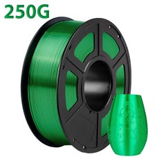 PLA 실크 보라색 3D 프린터 소모품 실크블랙 1.75mm 250G 3D 프린터 재료 실크 그린 블루 pla 인쇄 리필 필라멘트 진공 포장 250g 실크 오렌지색, PLA 실크 그린