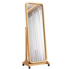 원목 전신거울 대형 빈티지 드레스룸 엔틱 스탠드, 화이트 / 55 x 40 x 165cm
