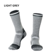 메리노 울 보온 양말 2 쌍 남성 여성용 겨울 스키 하이킹 스포츠 야외 보온 양말 두꺼운 M L XL, [00] XL(EU 43-47), [00] gray white