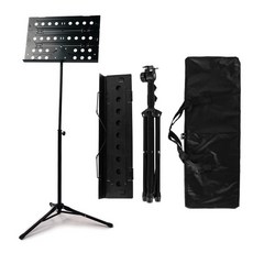 더뮤직 / 3단 높이조절 접이식 휴대용 보면대+가방 (T-GP-008B) / 악기소품, 1개