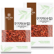 인차 최상품 영하 구기자 건구기자 고지베리, 2개, 500g