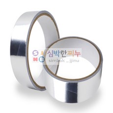 심박한찌누 강력접착 알루미늄 은박 테이프 내열 방수 보온 단열 배관 보수용 내열테이프, 1개